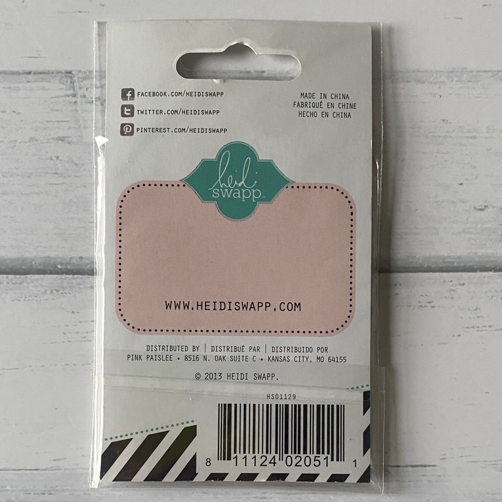 Heidi Swapp Clear Stamp Trio | Cardmaking Stamps - Picture 5 of 7